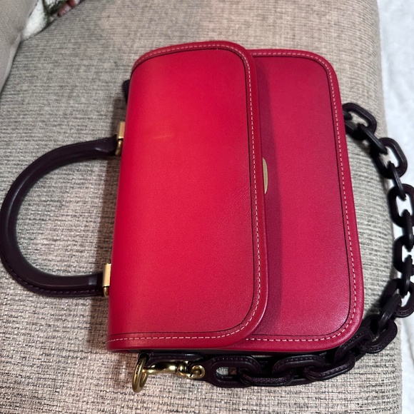 Coach Handbags - Coach Rogue Top Handle In Colorblock w/long strap